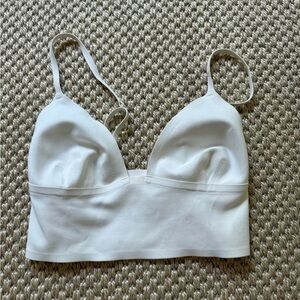 Free People white cami crop top